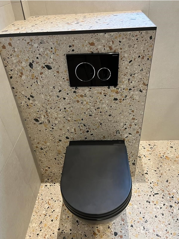 black bathroom suite Sunbury on Thames