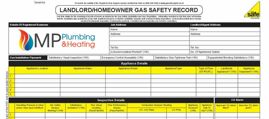 gas safety certificate Surrey