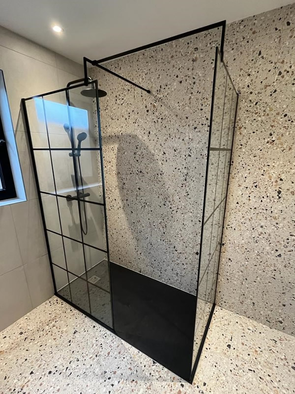 black shower tray fitted in Sunbury on Thames