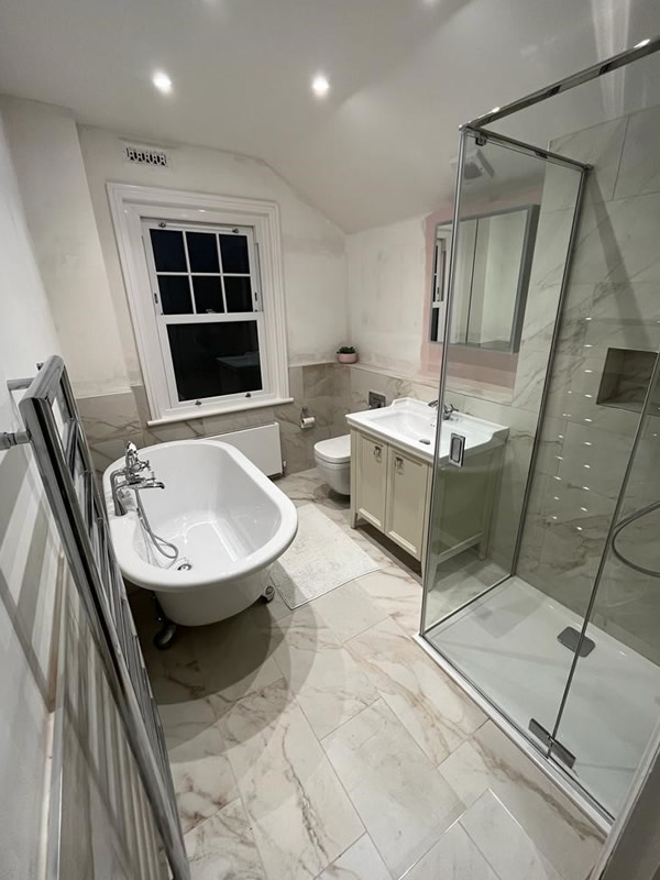bath and walk-in shower fitters Staines on Thames