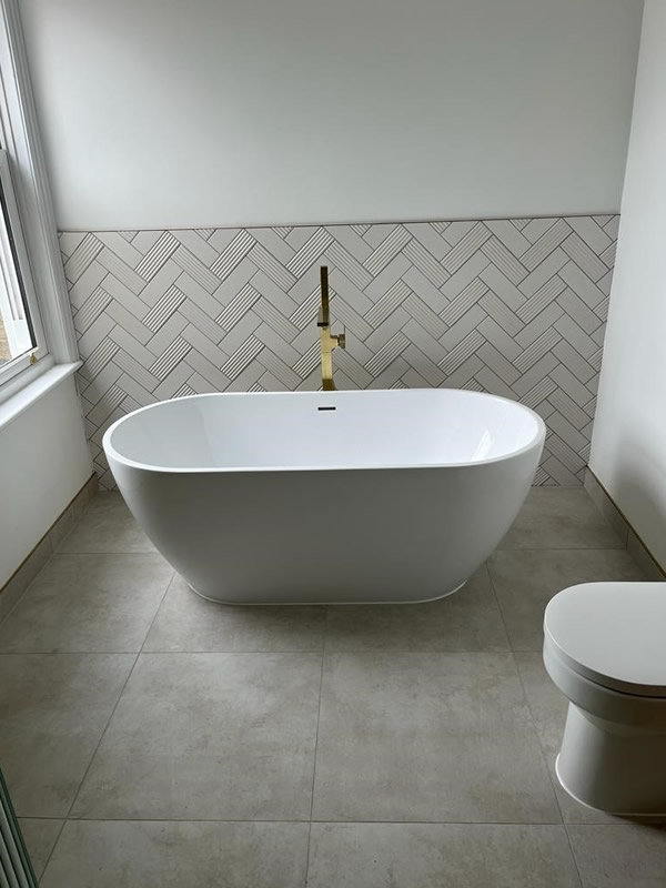 luxury bathroom fitted in Egham, Surrey